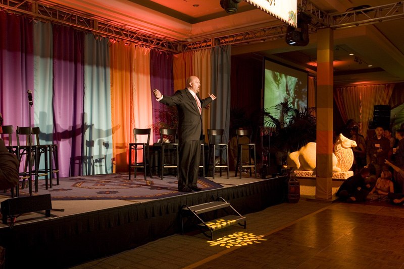 How Theatrical Lighting and Props Can Elevate Corporate Events